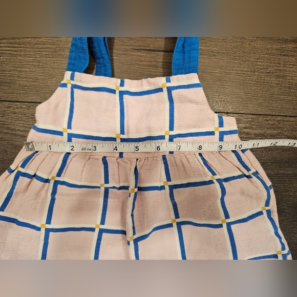 Toddler Girl Wide Leg Plaid Print Jumper - 3T - Picture 8 of 12